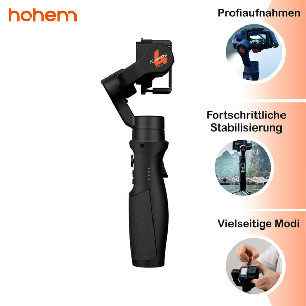 hohem iSteady Pro 4-Gimbal Stabilisator für GoPro 5-13, DJI OSMO Action,  Insta 360 ONE R