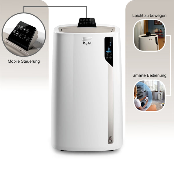 DeLonghi Pinguino Mobile Klimaanlage Entfeuchtungsfunktion PAC EL112 CST WIFI -weiß-