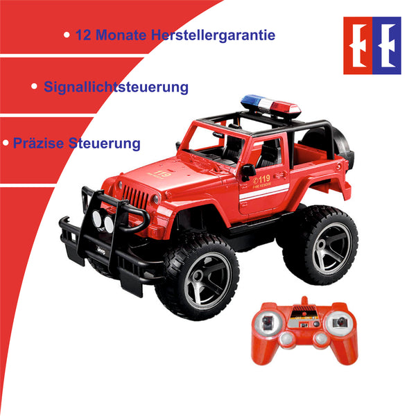 Double Eagle Ferngesteuertes Feuerwehrauto 1:12 Jeep