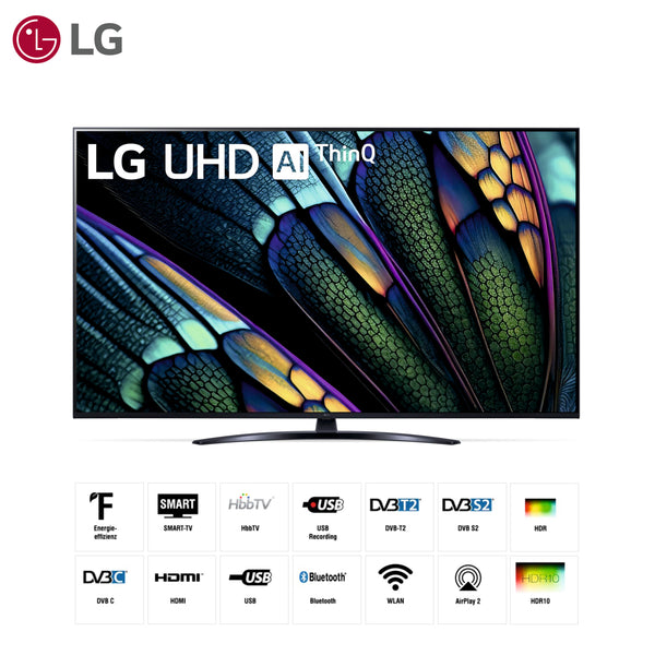 LG Smart TV Fernseher UHD, 4K, AI Thinq, WLAN, Airplay, 43, 55, 65, 75 Zoll