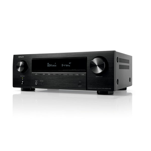 Denon AVRX1800H DAB AV 7.2 Kanal 175W 8K AV-Receiver mit HEOS® Built-in und DAB+ -schwarz-