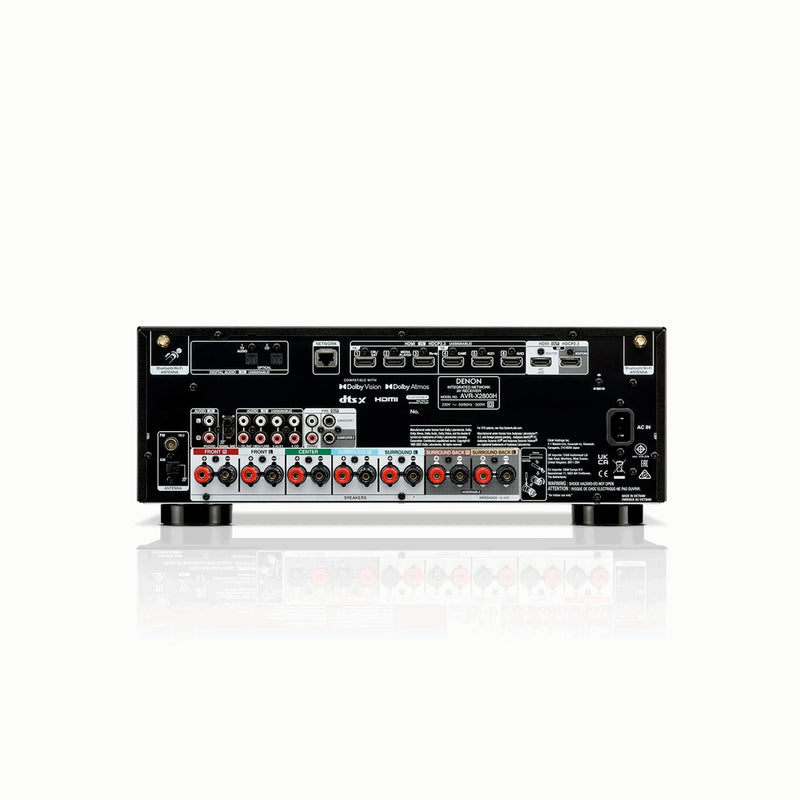 Denon AVR-X2800H 7.2 Kanal 8K AV-Receiver mit HEOS® Built-in, Airplay