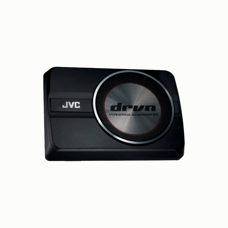 JVC CW-DRA8 Subwoofer für Auto KFZ max 250W  Aluminiumdruckgehäuse Fernbedienung