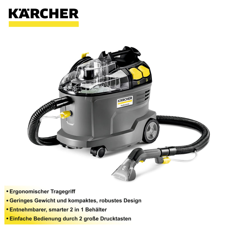 Kärcher Puzzi 8/1 Waschsauger Polsterreiniger 1.100-240.0 -grau-