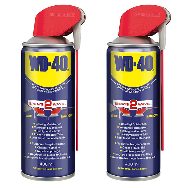 2x WD-40 Smart Straw 400ml Vielzweck Spray Kriechöl Sprühöl WD 40 Multifunktionsöl