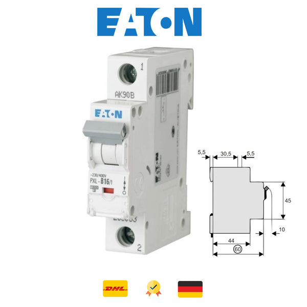 Eaton Leitungsschutzschalter B16A 10kA 1-polig -PXL-B16/1-