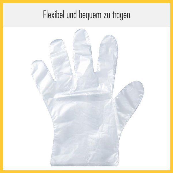 PE Plastikhandschuh Folienhandschuhe Einmalhandschuhe Schutzhandschuhe Einweg