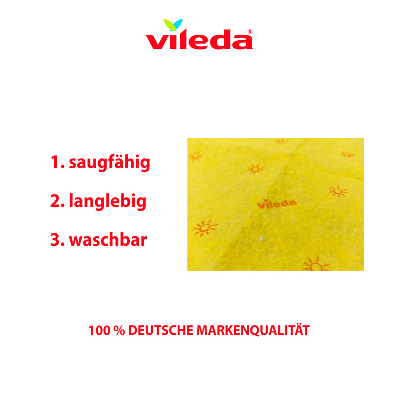 Original Vileda Küchentuch 3 Stk Reinigungstuch Vlies Trockentuch Fenster Bad